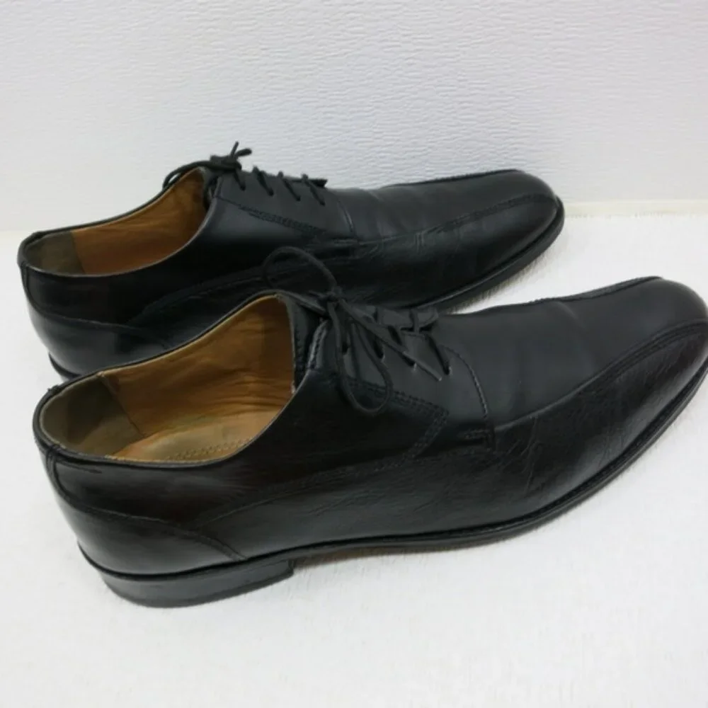Johnston & Murphy Leather Split Top Oxfords Dress Footwear Men's Shoes 12 M